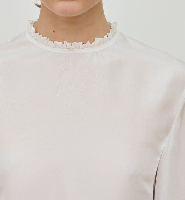 DES PRES「シルクハブタエ プルオーバーブラウス」|シャツ・ブラウス|
