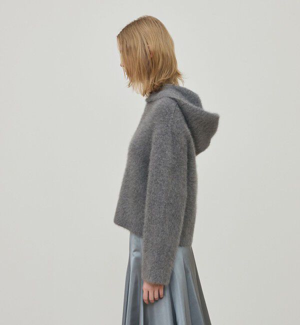 DES PRES「フォックスカシミヤ フーデッドブルゾン」|ブルゾン・スタジャン|