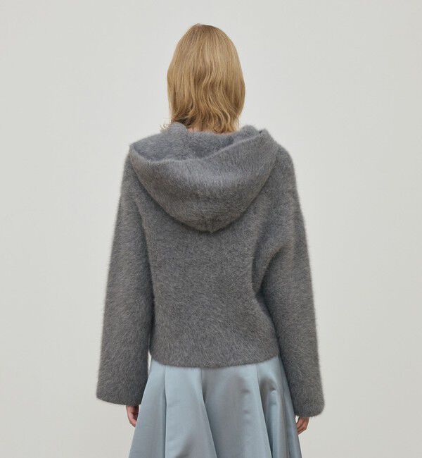 DES PRES「フォックスカシミヤ フーデッドブルゾン」|ブルゾン・スタジャン|