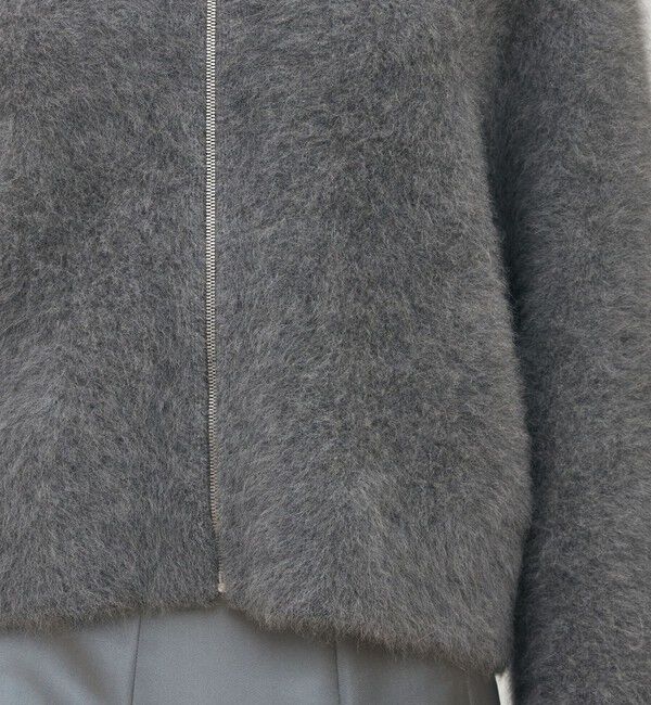 DES PRES「フォックスカシミヤ フーデッドブルゾン」|ブルゾン・スタジャン|