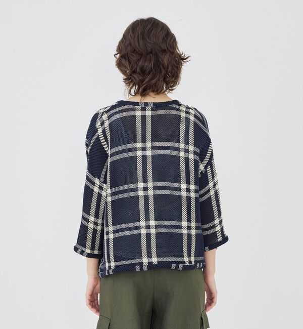 GALERIE VIE「ラッセルコットン ワイドバランスジャケット」|ノーカラージャケット|