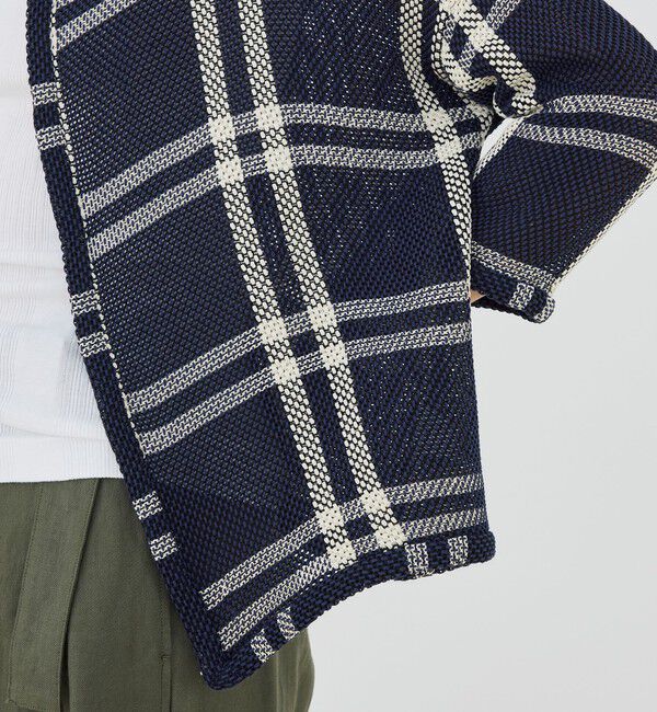 GALERIE VIE「ラッセルコットン ワイドバランスジャケット」|ノーカラージャケット|