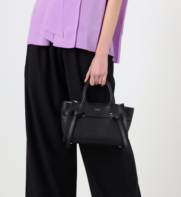 TOMORROWLAND GOODS「VIOLAd'ORO イタリアンWフェイスレザーミニトートバッグ」|トートバッグ|