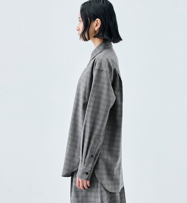 Edition「【WEB先行予約】Super120'sウォッシャブルウール リラックスシャツ」|シャツ・ブラウス|