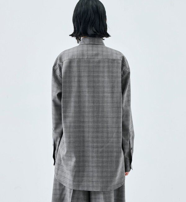 Edition「【WEB先行予約】Super120'sウォッシャブルウール リラックスシャツ」|シャツ・ブラウス|