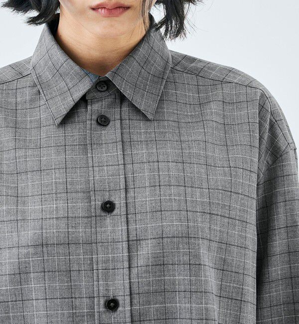Edition「【WEB先行予約】Super120'sウォッシャブルウール リラックスシャツ」|シャツ・ブラウス|