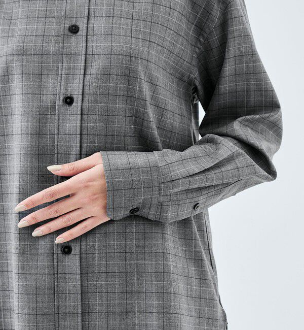 Edition「【WEB先行予約】Super120'sウォッシャブルウール リラックスシャツ」|シャツ・ブラウス|