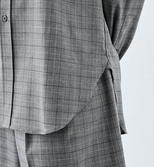 Edition「【WEB先行予約】Super120'sウォッシャブルウール リラックスシャツ」|シャツ・ブラウス|