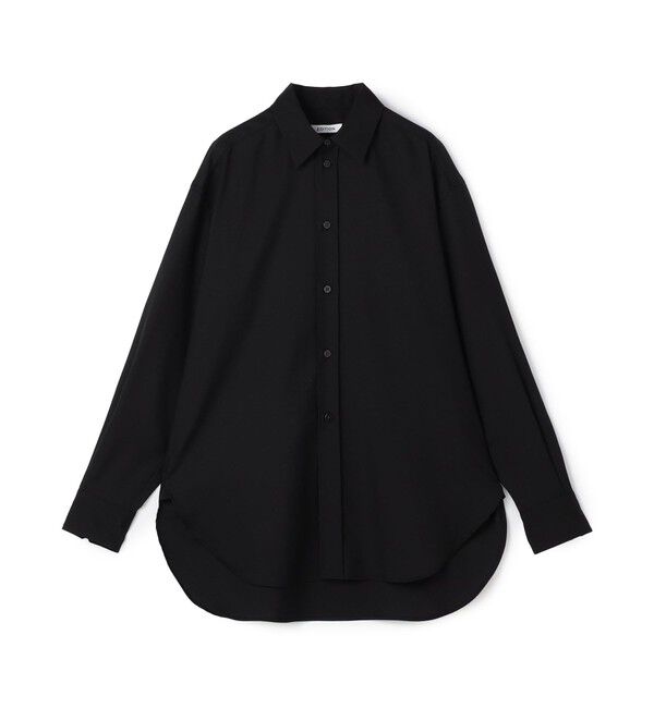 Edition「【WEB先行予約】Super120'sウォッシャブルウール リラックスシャツ」|シャツ・ブラウス|19 ブラック