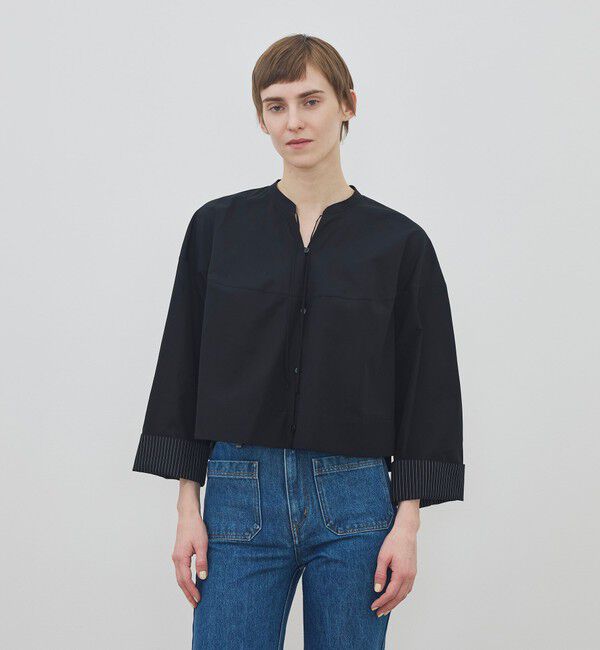 DES PRES「【WEB先行予約】コットンタイプライター バルジングブラウス」|シャツ・ブラウス|