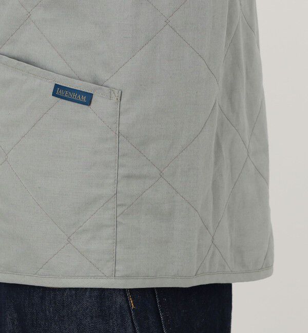 TOMORROWLAND BUYING WEAR「LAVENHAM UNWADDED THORNHAM リネンコットン キルティングベスト」|ベスト・ジレ|