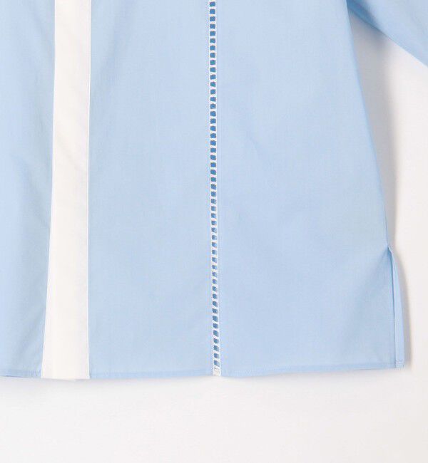 CABaN「コットンタイプライター レースボザムシャツ」|シャツ・ブラウス|