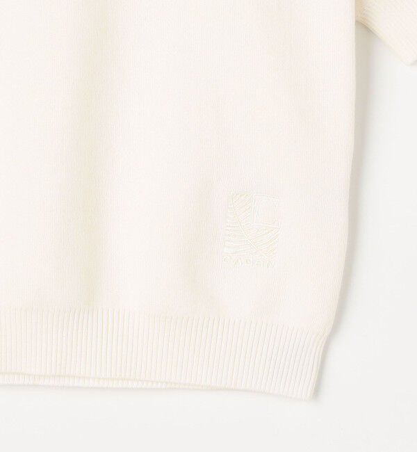 CABaN「コットンカシミヤ クルーネックハーフスリーブプルオーバー」|ニット・セーター|