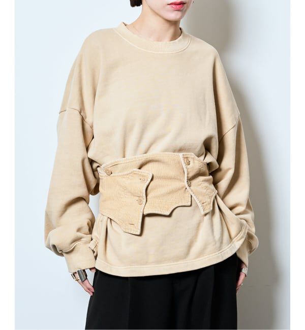  「Fruit of the loom 別注 Corset Sweat shirt：スウェット」|スウェット・ジャージ|ベージュ