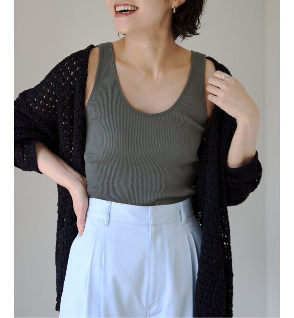 EMILYWEEK「【EMILY WEEK &times; IENA】コットンシルク リブタンクトップ」|インナー|