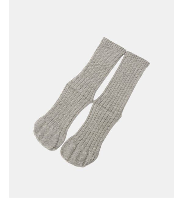 EMILYWEEK「【WRAY/レイ】シークレットコットンシルクソックス (5本指靴下)」|ソックス|グレー