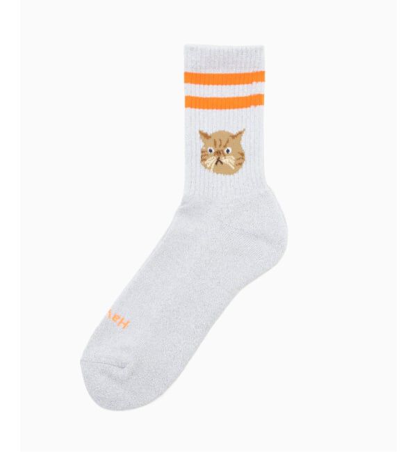 JOINT WORKS「ROSTER SOX / ロスターソックス CAT」|ソックス|オレンジ