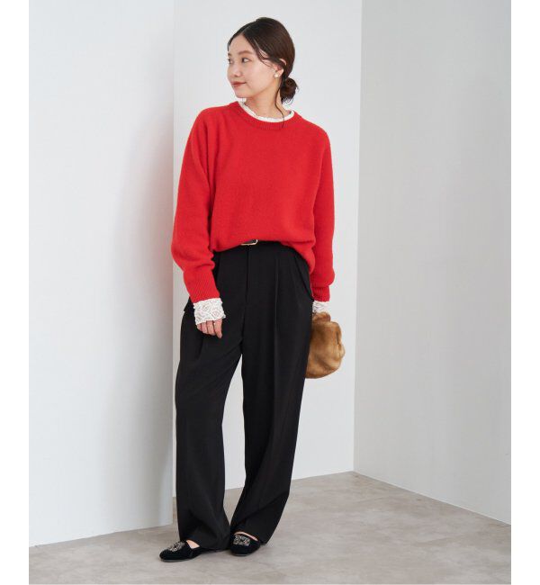 IENA「《追加2》サスペンダーツイルパンツ」|スラックス|