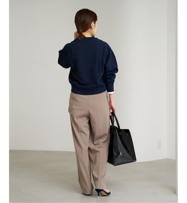 IENA「《追加2》サスペンダーツイルパンツ」|スラックス|