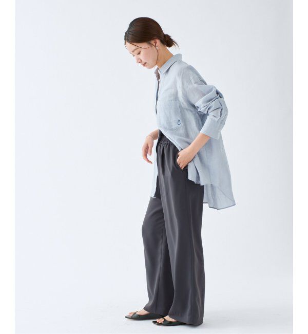 IENA「ダブルサテンイージーパンツ」|その他|