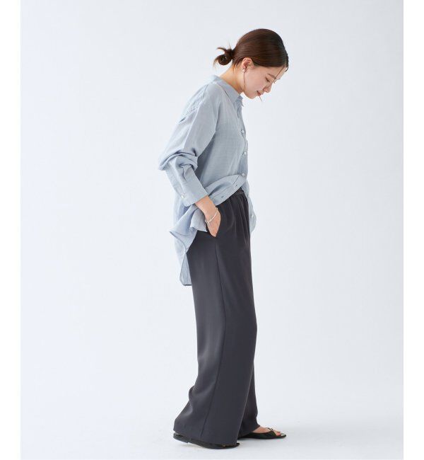IENA「ダブルサテンイージーパンツ」|その他|