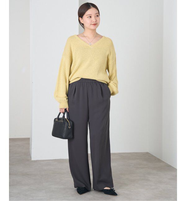 IENA「ダブルサテンイージーパンツ」|その他|