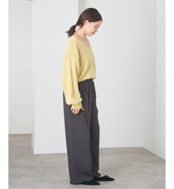 IENA「ダブルサテンイージーパンツ」|その他|
