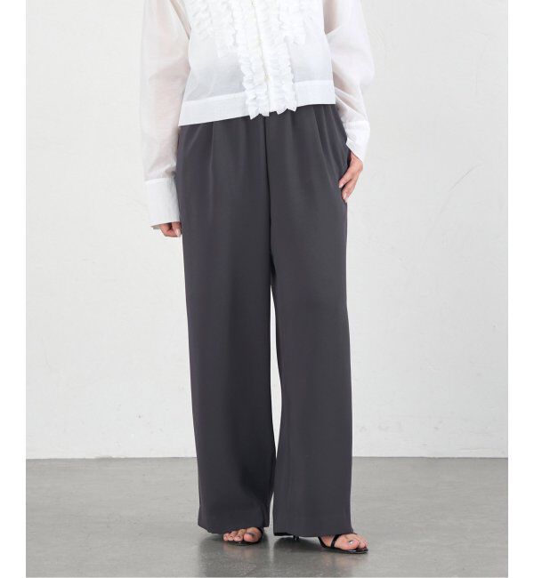 IENA「ダブルサテンイージーパンツ」|その他|