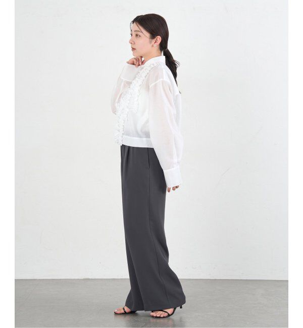 IENA「ダブルサテンイージーパンツ」|その他|