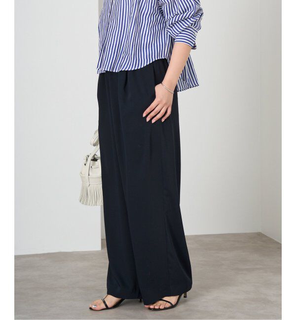 IENA「ダブルサテンイージーパンツ」|その他|