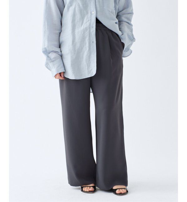 IENA「ダブルサテンイージーパンツ」|その他|