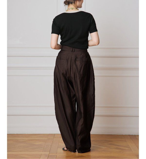 IENA LA BOUCLE「《追加》IENA LA BOUCLE ライトリブハーフスリーブプルオーバー2」|Tシャツ・カットソー|