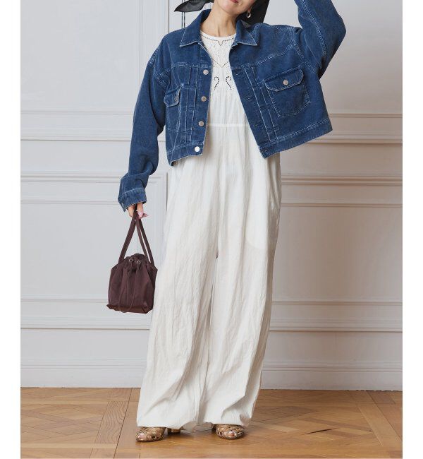 IENA LA BOUCLE「IENA LA BOUCLE インディゴコーデュロイブルゾン」|その他|