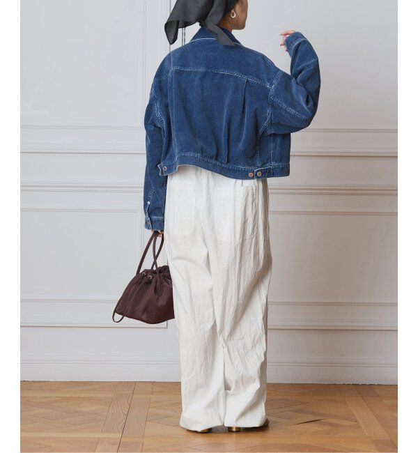 IENA LA BOUCLE「IENA LA BOUCLE インディゴコーデュロイブルゾン」|その他|