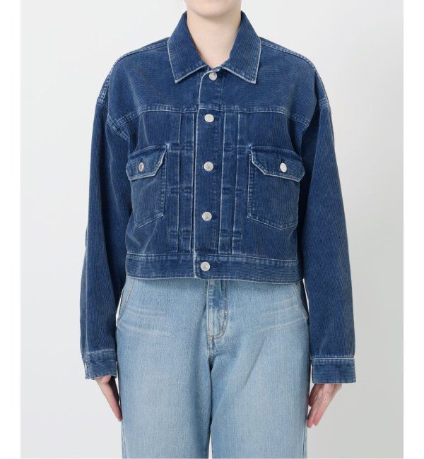 IENA LA BOUCLE「IENA LA BOUCLE インディゴコーデュロイブルゾン」|その他|
