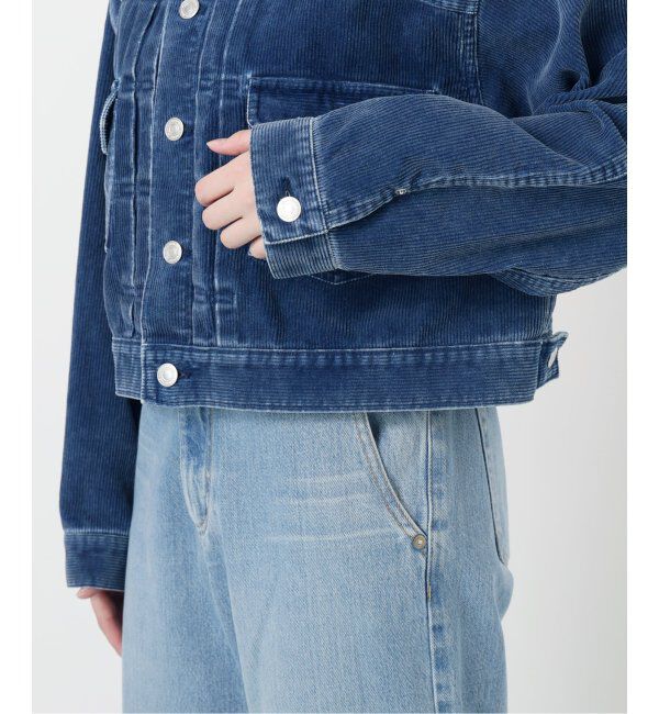 IENA LA BOUCLE「IENA LA BOUCLE インディゴコーデュロイブルゾン」|その他|