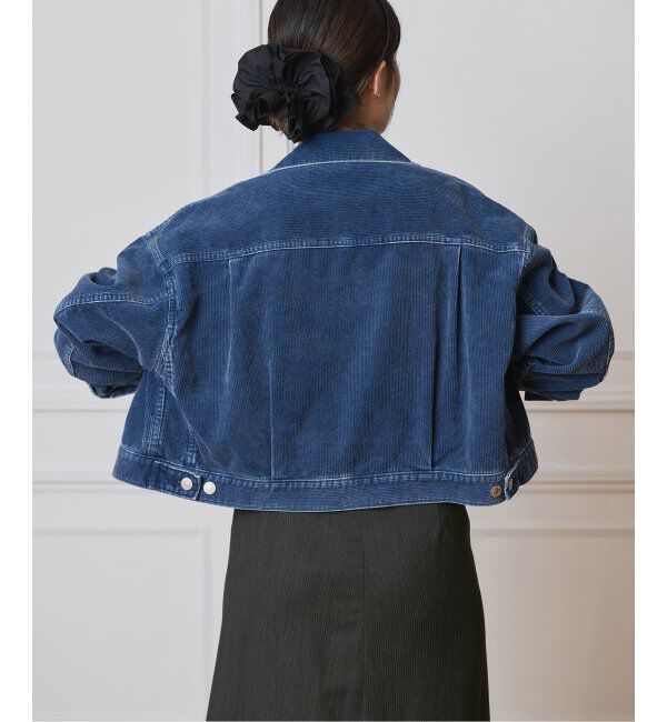 IENA LA BOUCLE「IENA LA BOUCLE インディゴコーデュロイブルゾン」|その他|