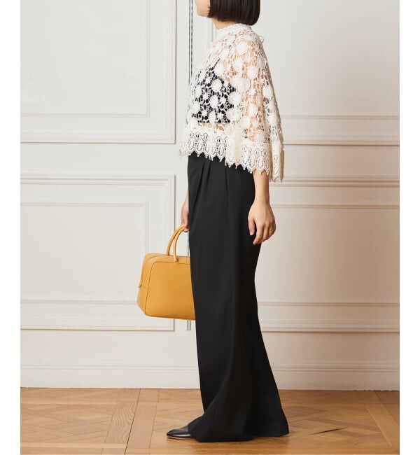 IENA LA BOUCLE「IENA LA BOUCLE レースポンチョ」|シャツ・ブラウス|