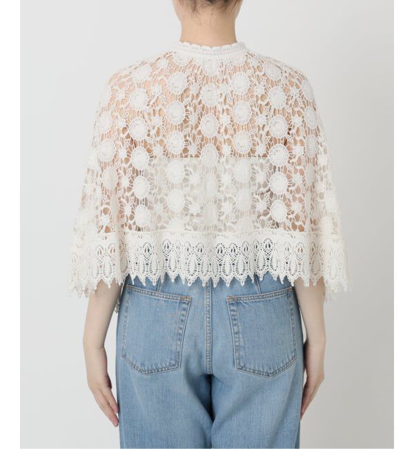 IENA LA BOUCLE「IENA LA BOUCLE レースポンチョ」|シャツ・ブラウス|