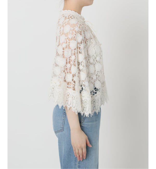 IENA LA BOUCLE「IENA LA BOUCLE レースポンチョ」|シャツ・ブラウス|