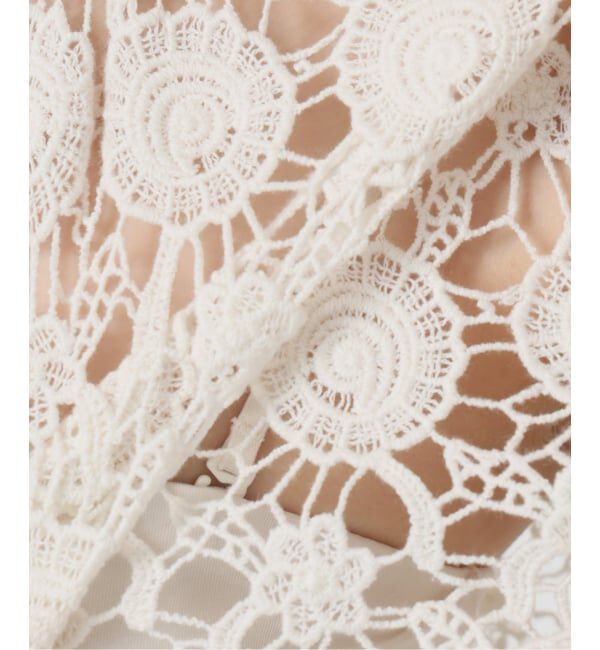 IENA LA BOUCLE「IENA LA BOUCLE レースポンチョ」|シャツ・ブラウス|