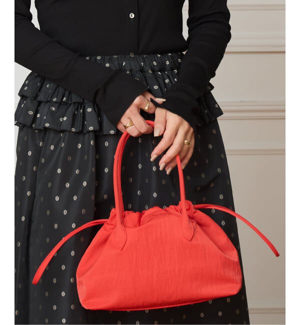 IENA LA BOUCLE「MARY AL TERNA/メアリ オル ターナ WRING MINI HAND バッグ」|ハンドバッグ|レッド