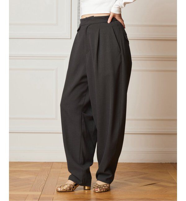 IENA LA BOUCLE「IENA LA BOUCLE カーブボリュームパンツ」|スラックス|