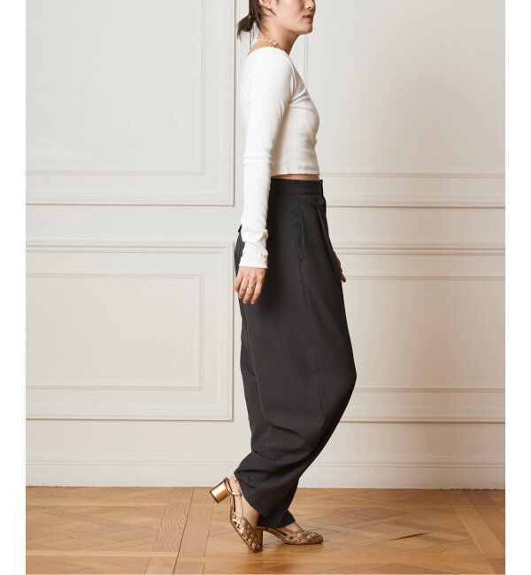 IENA LA BOUCLE「IENA LA BOUCLE カーブボリュームパンツ」|スラックス|