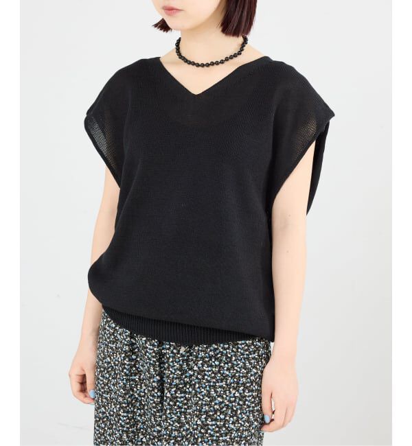 IENA「《追加2予約》コットンギマフレンチプルオーバー」|ニット・セーター|