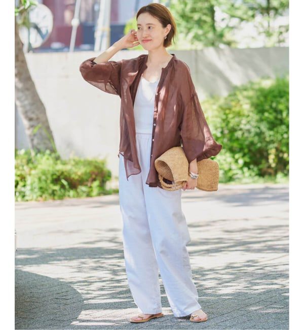 SLOBE IENA「《追加》ラミースキッパーシャツ」|シャツ・ブラウス|