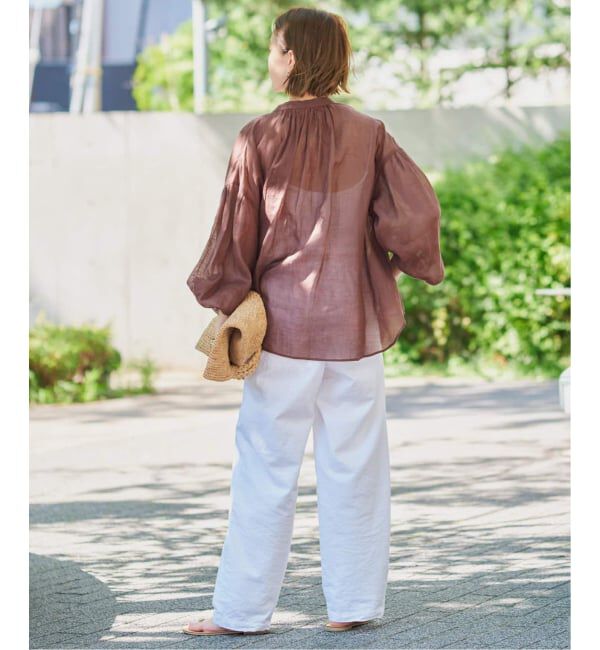 SLOBE IENA「《追加》ラミースキッパーシャツ」|シャツ・ブラウス|