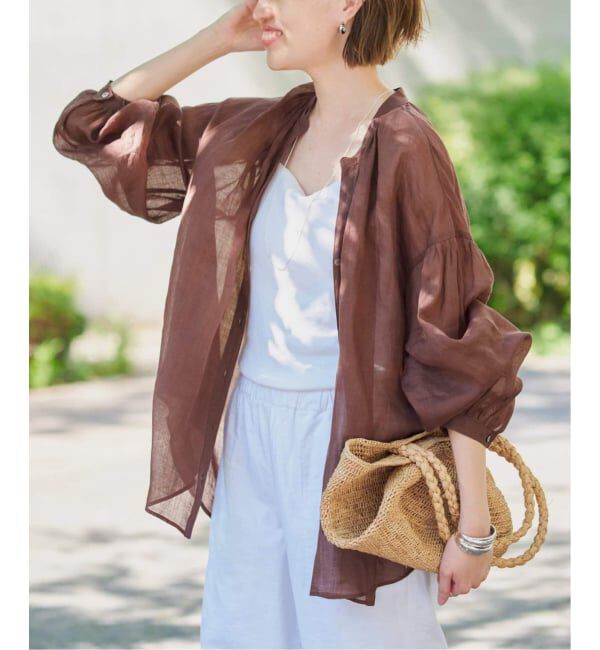 SLOBE IENA「《追加》ラミースキッパーシャツ」|シャツ・ブラウス|