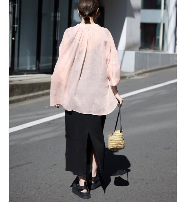 SLOBE IENA「《追加》ラミースキッパーシャツ」|シャツ・ブラウス|