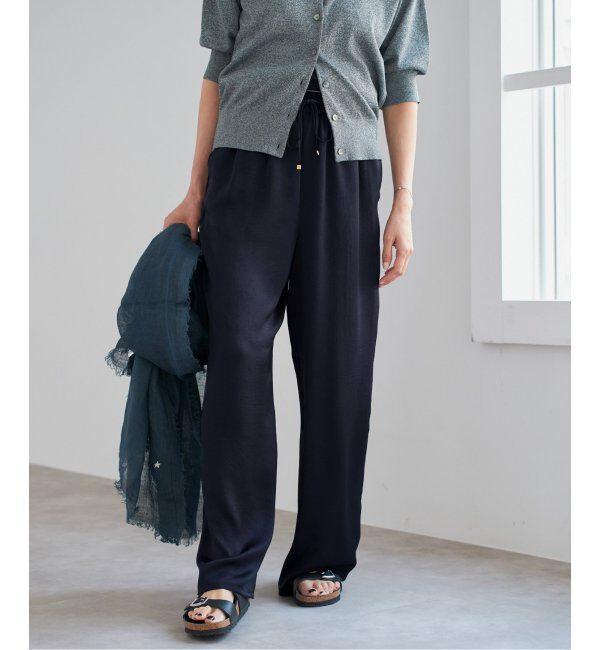 IENA「サテンリラックスパンツ」|その他|